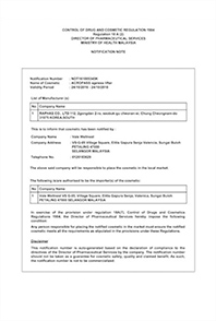 Certification in Malaysia
